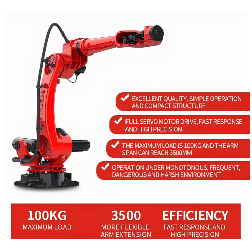 High Payload Capacity robot 6axis100KG Industrial Robot Arm
